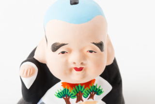 福助 左うちわ羽織