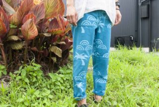 MONPE ゆる絣柄シリーズ 宮崎 フェニックス&波