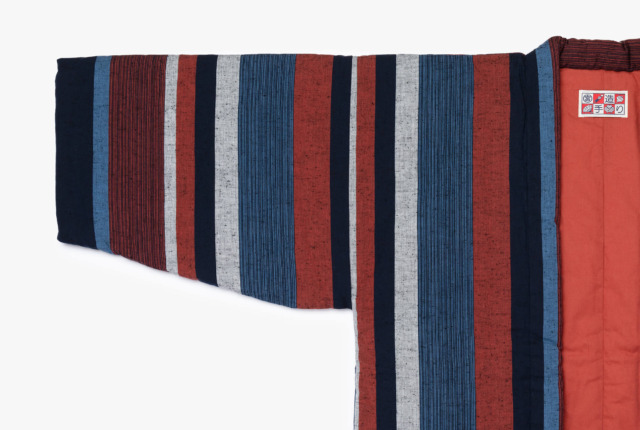 藍調袢天 赤大縞 | 商品一覧 | 地域文化商社 うなぎの寝床