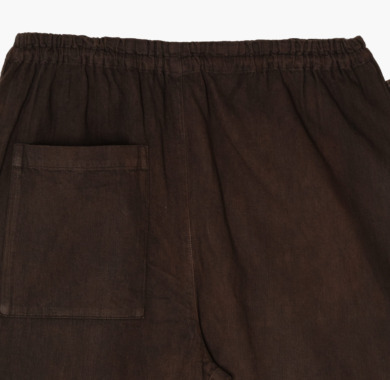 MONPE 原絹織物 泥 無地