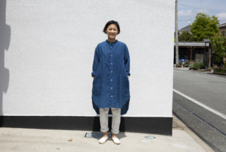 切替ビッグシャツ