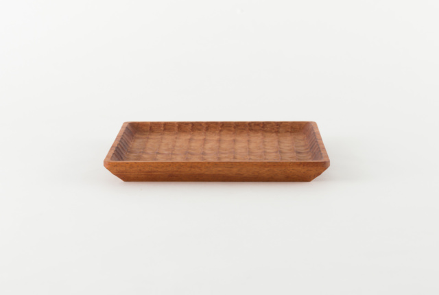 NO1 古い角盆 天然木   くり貫き   盆   二枚セット 隅入正角盆 栗 九寸 （27×27cm） – kiwaha-tea
