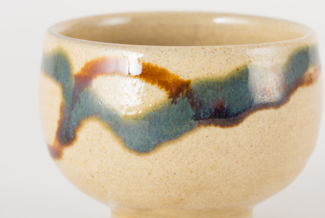 ころ湯呑 白 三彩 | 商品一覧 | 地域文化商社 うなぎの寝床