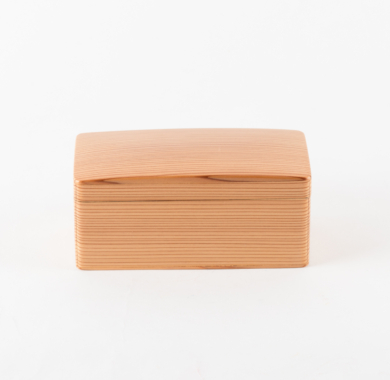 木のお弁当箱 クリア 小