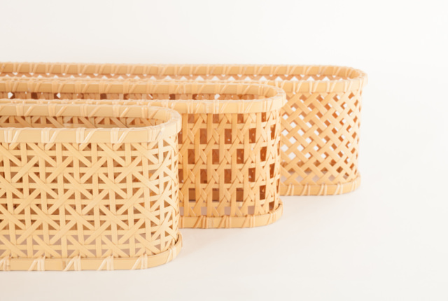 竹細工 スリッパラック 四つ目崩し | 商品一覧 | 地域文化商社 うなぎ