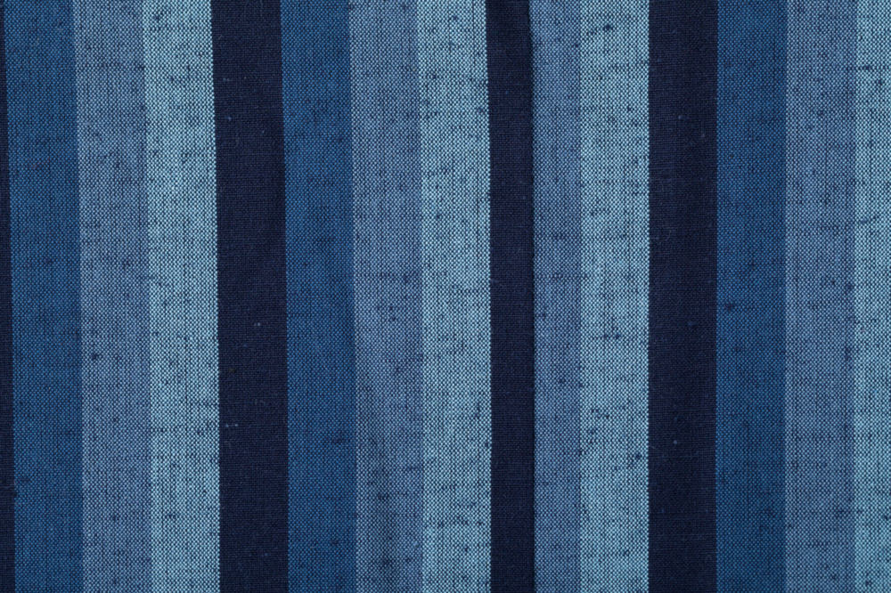 藍調袢天 大判 カツオ縞  2L