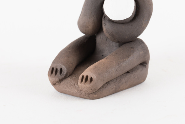 陶器製 猿の形の容器 飯喰猿 ミニ | 商品一覧 | 地域文化商社 うなぎの寝床