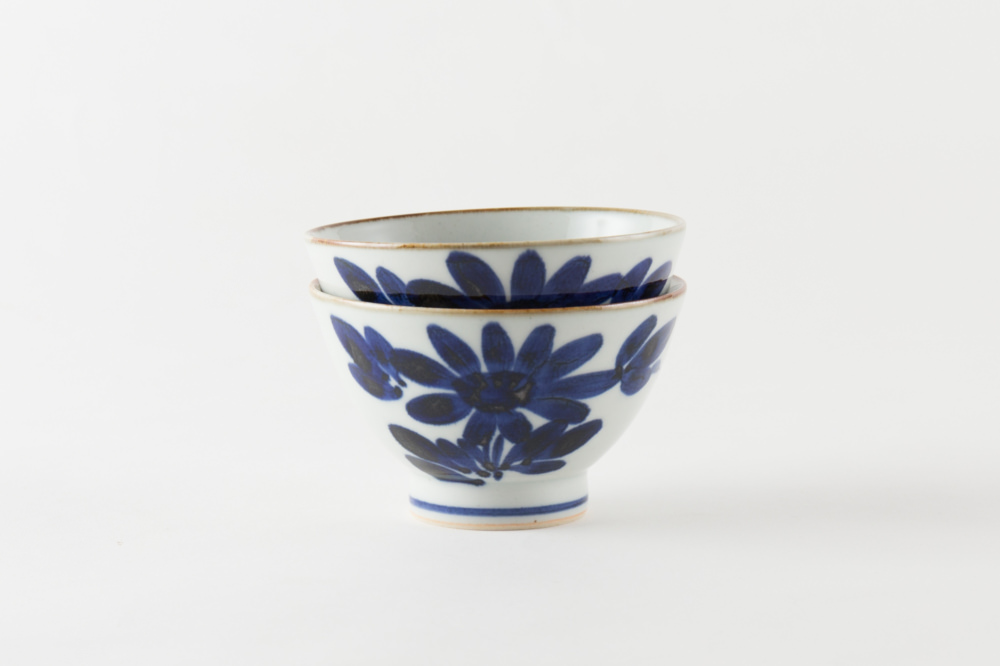 いろは茶碗 菊文