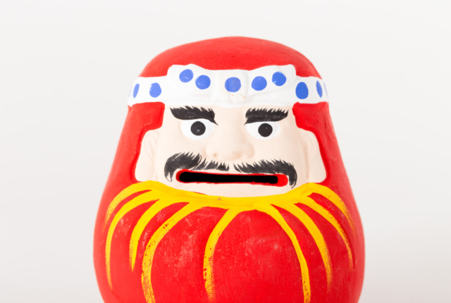 郷土玩具　古作　女達磨　貯金玉　土人形　だるま　ダルマ　縁起物　民芸　オブジェ 郷土玩具 民藝 長崎県 古賀人形だるま : おまめ - 通販 - Yahoo