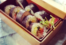 【今日のごはん】⑤ えっほえっほ恵方巻き