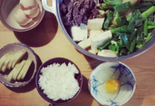 【今日のごはん】すき焼きよー。