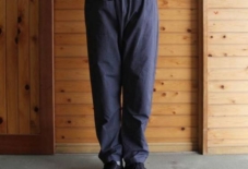 【今日のもんぺ】MONPE Bamboo Stripe ホワイト