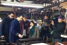 【考えたこと】海を越えた伝統工芸の絣交流、テレビ取材。