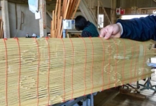 【新川分室 /企画展情報】竹節で遊ぶ国産すだれ