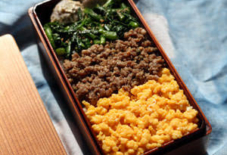 今日のお弁当 / 三色弁当