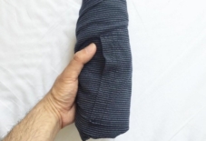 【商品案内】久留米絣もんぺの収納性 / 出張・旅行に。