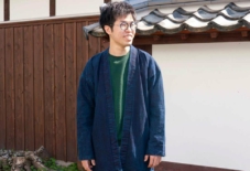 【商品紹介】結局のところB品ってなんなんだ。藍染めコート(相澤祭り袢纏) yohakuの産直×再生シリーズ
