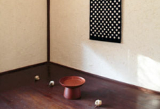 床の間 絣のこんな使い方も