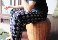 てんごやスツールで休憩。