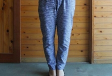 【今日のもんぺ】MONPE Stitch グレー