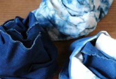 【商品紹介】藍染コットンストール