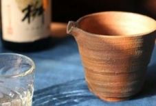 【商品紹介】焼〆の片口、手吹きガラスのモールぐい呑み