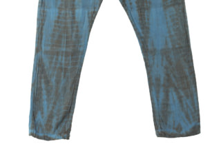 MONPE 原絹織物 藍 泥(藍強め)