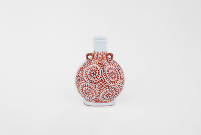 赤絵ちょうちん壺