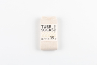 TUBE SOCKS　パイル 35㎝　ベージュ