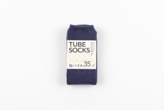 TUBE SOCKS　パイル 35㎝　ネイビー