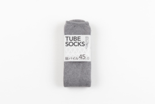 TUBE SOCKS　パイル 45㎝　グレー