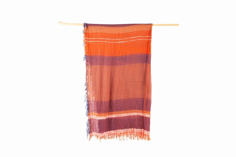 BIG cotton100% roots shawl 7