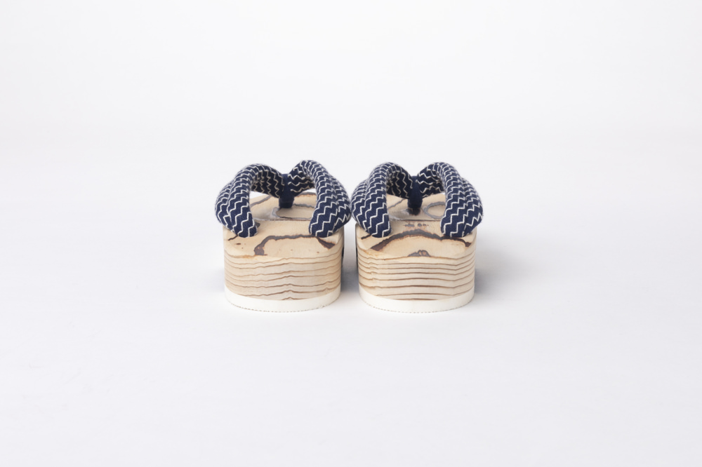 下駄 刺子鼻緒 S