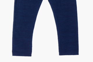 MONPE 久留米絣 藍染め機械織り