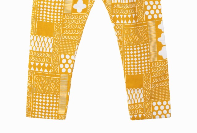 MONPE よつめデザイン 花布 黄 / 手捺染 | 商品一覧 | 地域文化商社