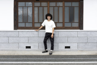 いろはもんぺ たて絣 めだか