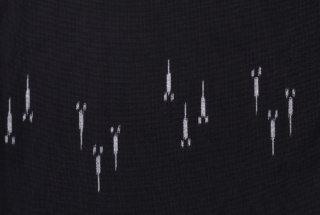 いろはもんぺ たて絣 めだか