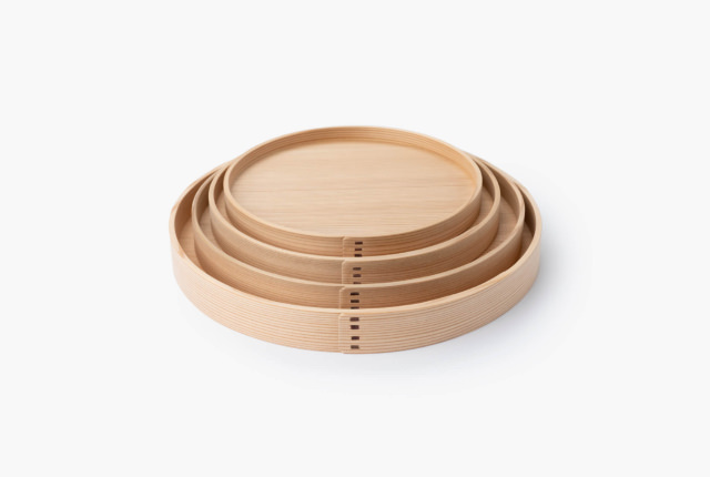 たま木工 丸盆 - テーブル用品