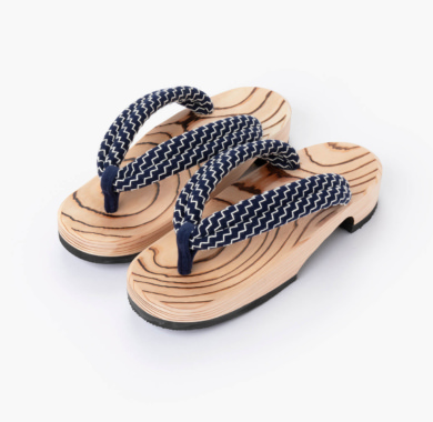 下駄 刺子鼻緒 S