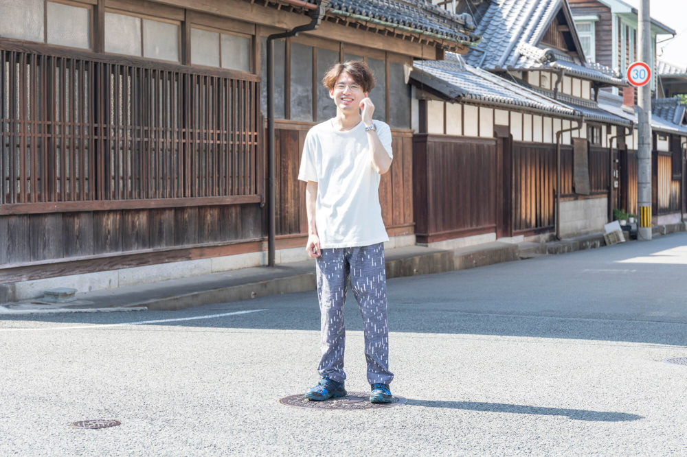 いろはもんぺ たて絣 オルゴール