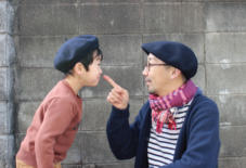 親子でかぶる「バスクベレー」/ フラミンゴ
