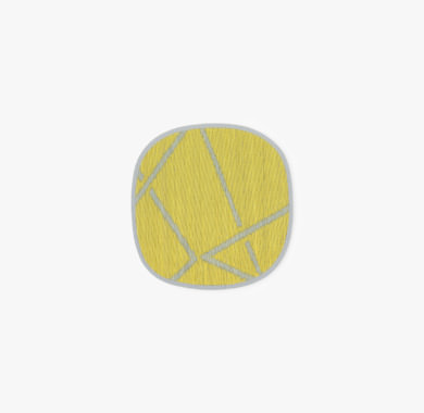 SEAT CUSHION-S ZIG-ZAG Yellow