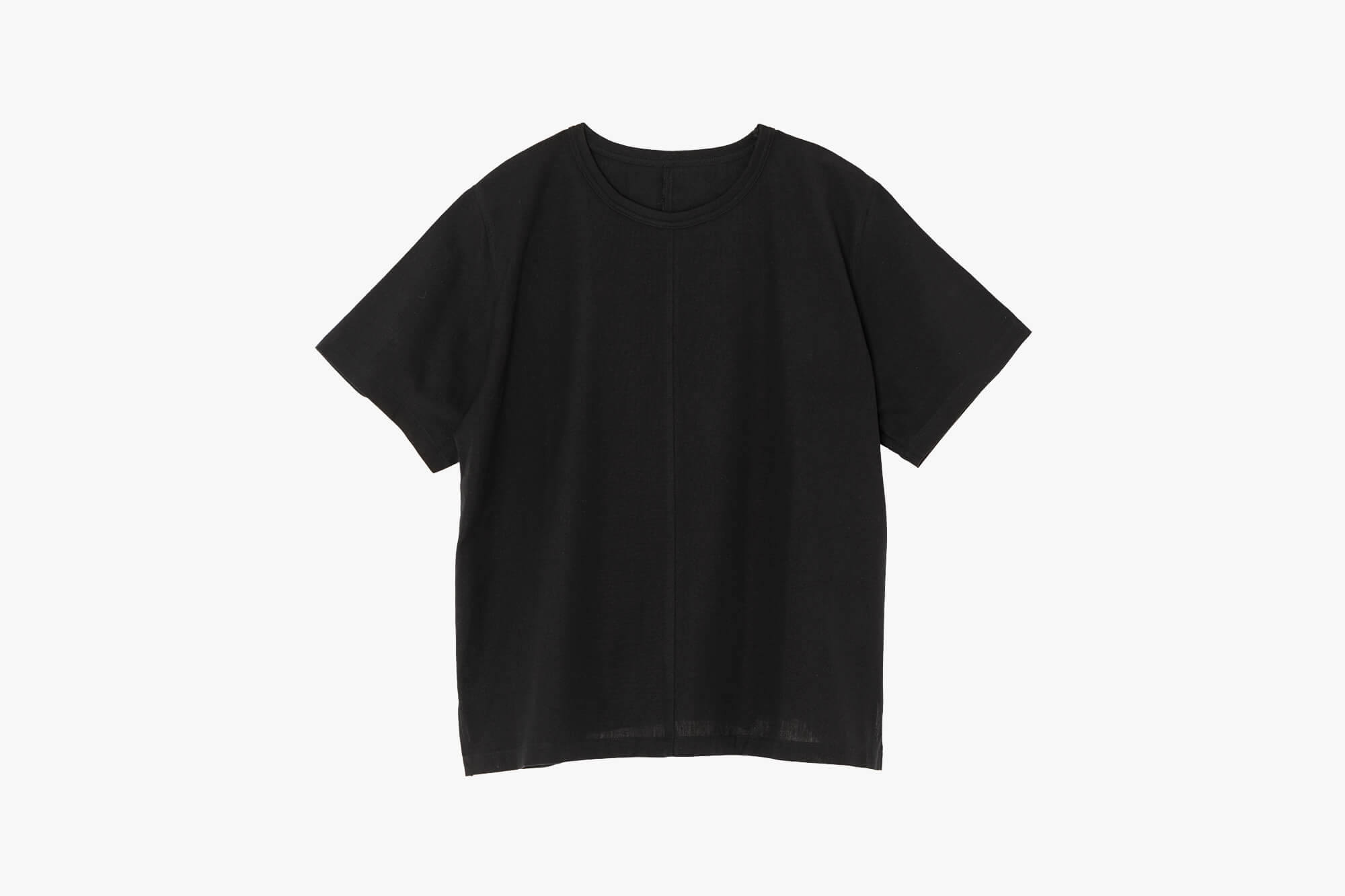 うなぎの寝床　久留米絣Tシャツ ブルー　美品 4e815550bc8967bf9a2deff055f4ee