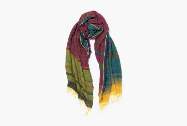 MIDDLE wool70% cotton30% roots shawl 10【TQ-PL-922】 | 商品一覧