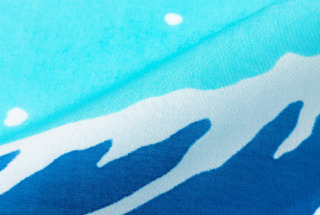 大漁旗のハンカチ 熨斗と波