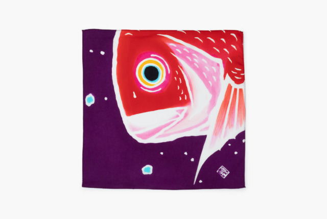 大漁旗のハンカチ 鯛 | 商品一覧 | 地域文化商社 うなぎの寝床