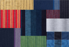 「縞」で楽しむ久留米絣　[生活に根ざす縞を再解釈する]