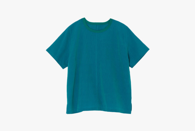 うなぎの寝床　久留米絣Tシャツ ブルー　美品 久留米絣Tシャツ 068 ちぢみ | 商品一覧 | 地域文化商社 うなぎ