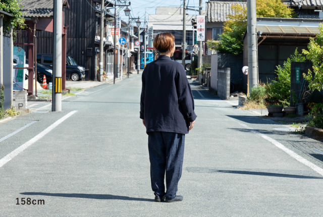HAORI SHORT 綾織 | 地域とつながるモノづくり | うなぎの寝床 通販