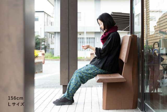 いろはもんぺ つまみ染 しずく オレンジ | 商品一覧 | 地域文化